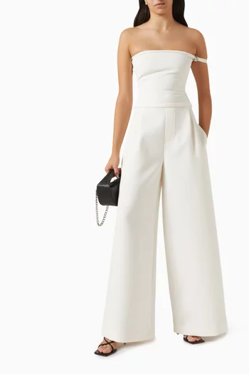 Toke Off-the-shoulders Jumpsuit in Stretch-jersey