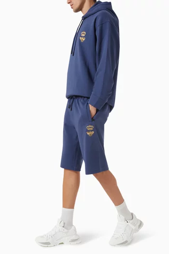 Logo Sweatshorts in Technical Jersey