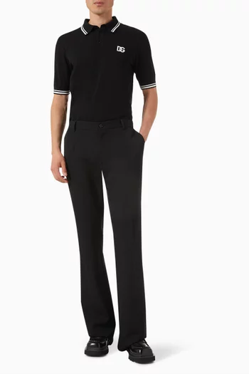 Logo-embroidered Polo Shirt