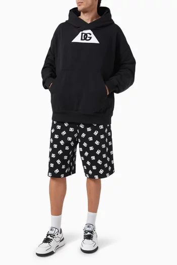 All-over Logo Shorts in Cotton