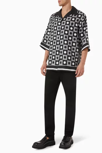 Printed Shirt in Silk
