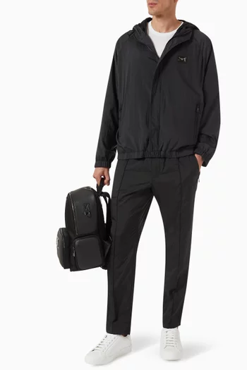 Logo Plaque Zip-up Jacket