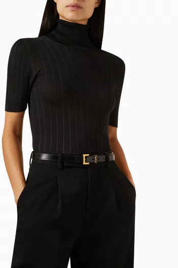 حزام كاساندر رفيع جلد