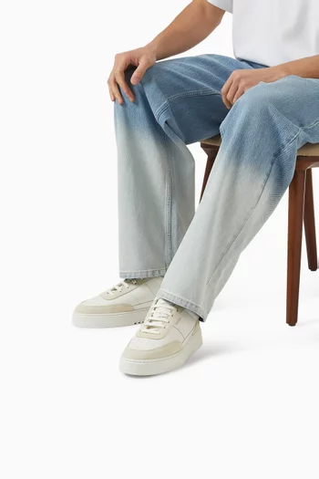 سنيكرز أوربت فينتج جلد وشمواه