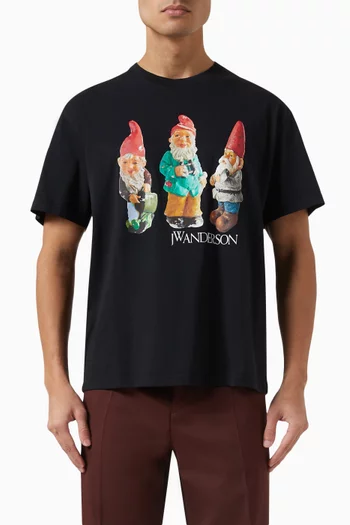 Gnome Trio T-shirt in Cotton