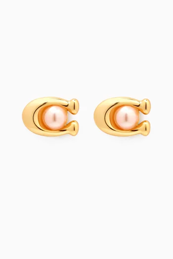 Pearl Signature Stud Earrings