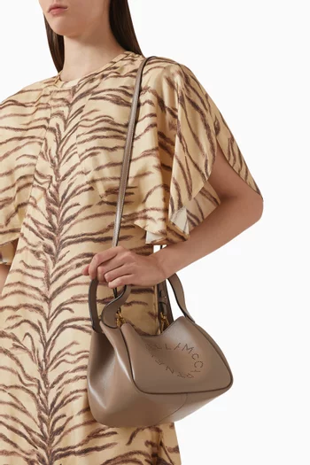 حقيبة بيدين علويتين جلد نابا صناعي صديق للبيئة