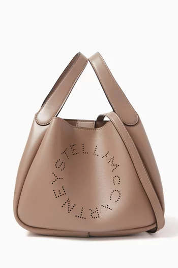 حقيبة بيدين علويتين جلد نابا صناعي صديق للبيئة