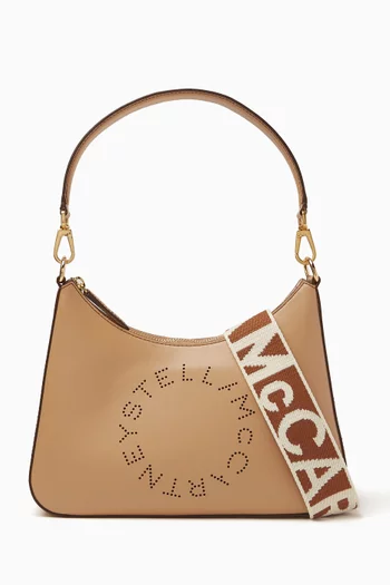 Small Logo Shoulder Bag in Eco Alter Nappa