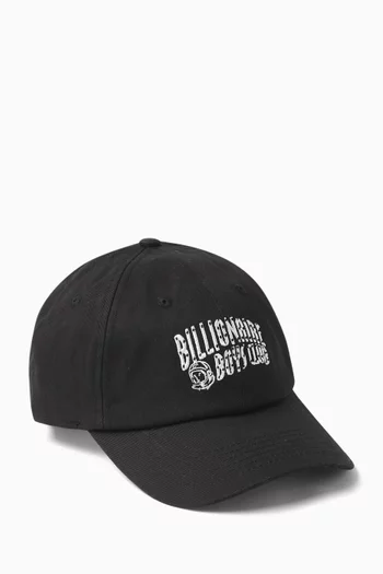 Arch Logo Baseball Cap in Cotton
