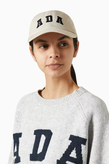Ada Logo Cap in Cotton-canvas