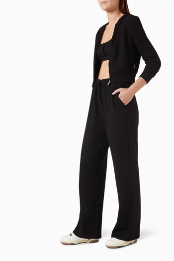 Waffle Straight-leg Lounge Pants