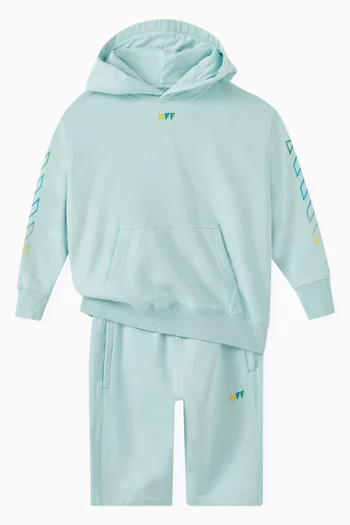 Arrow Rainbow Hoodie in Cotton