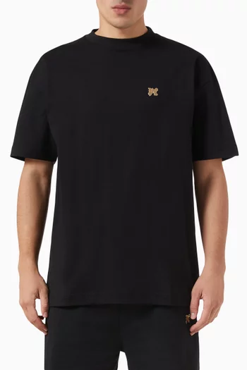 Monogram Pin T-shirt in Cotton