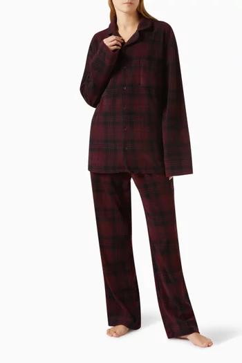 Fleece Plaid Sleep Set