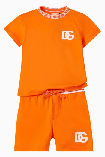 Logo Shorts in Cotton Jersey