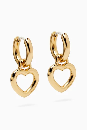 Mini Teresa Earrings in 14kt Gold-plated Brass