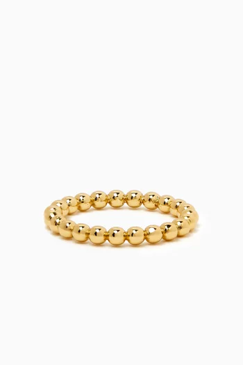 Pallina Ring in 14kt Gold-plated Brass