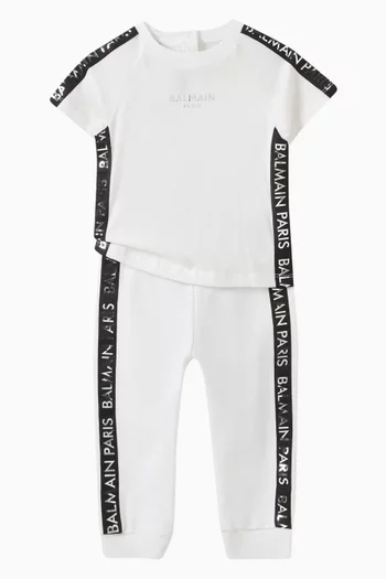Logo Joggers in Cotton