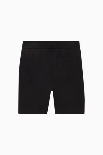 Logo-detail Shorts in Cotton