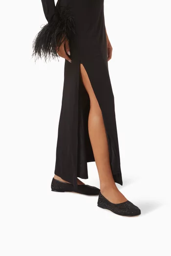 Balla Ballerina Pumps in Crystal Mesh