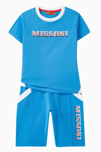 Logo Shorts in Cotton Jersey