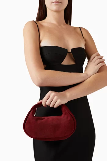 Mini Bon Bon Bag in Suede Leather