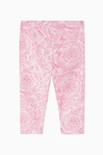 Barocco Baby Leggings in Cotton