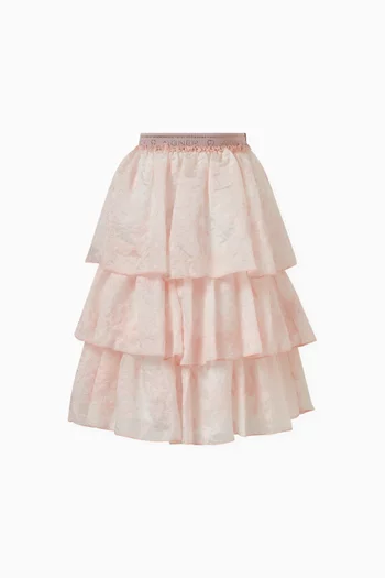 Three Tiered Skirt in Voile