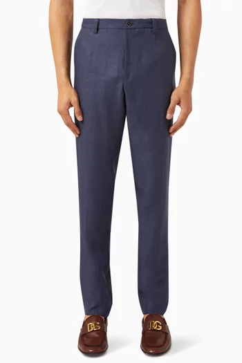 Tailored Pants in Linen
