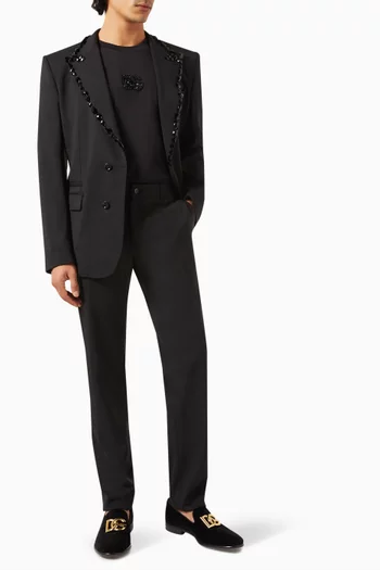 Tailored Pants in Stretch Wool-twill