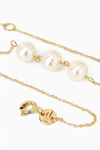 Kiku Pearl Bracelet in 18kt Gold