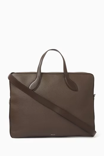 Gentleman Briefcase in Grained Leather