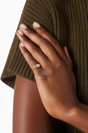 Pavé Diamond Pinky Ring in 10kt Gold