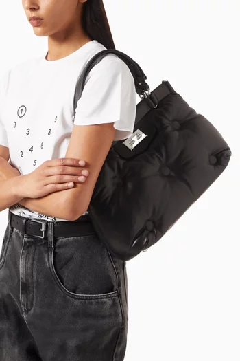 Glam Slam Top-handle Bag in Quilted Leather