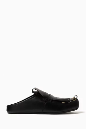 Bambi Sabot Clogs in Calf Leather