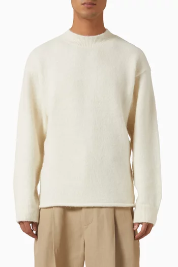Le Pull Logo Sweater in Wool-blend
