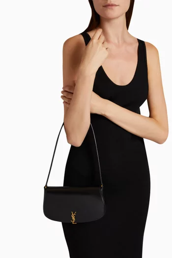 Mini Voltaire Shoulder Bag in Leather