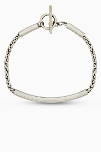 Tube Chain Bracelet in Metal