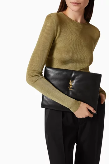 Calypso Large Pouch in Lambskin