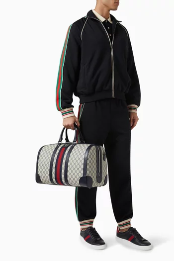 Small Savoy Duffle Bag in GG Supreme Canvas