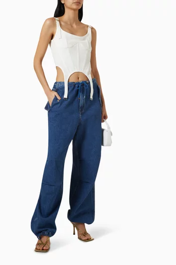 Safety Slider Corset in Organic Cotton