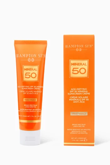 Age-Defying SPF 50 Mineral Crème for Face, 50ml