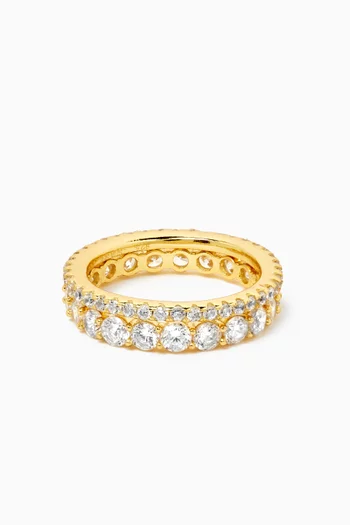 Vroom Ring Set in 14kt Gold-plated Brass