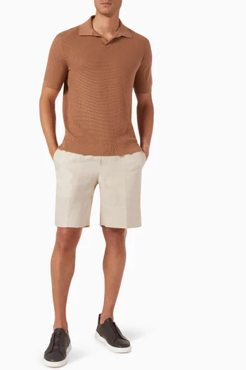Oasi Bermuda Shorts in Linen
