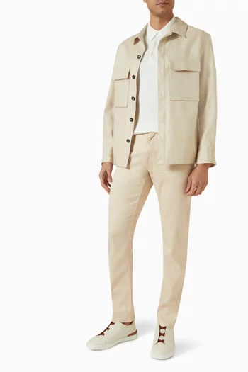 Oasi Lino Overshirt in Linen