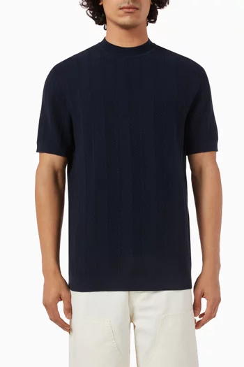 Short Sleeve T-shirt in Cotton Blend