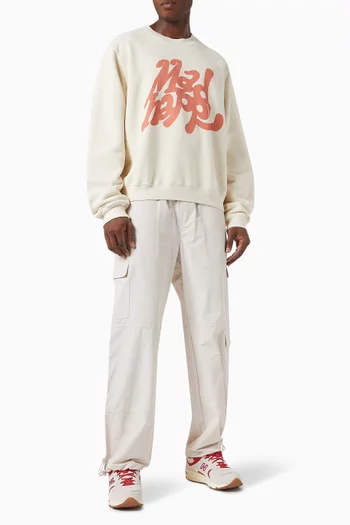 Flow Crewneck Sweatshirt in Fleece