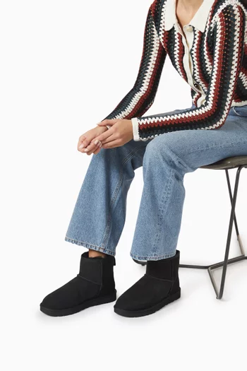 Classic Mini II Heritage Ankle Boots in Suede