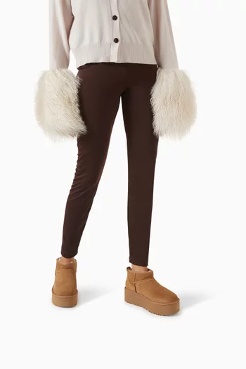 Classic Ultra Mini Platform Boots in Suede